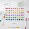 Ohuhu Markers for Adult Coloring Books: 100 Colors Brush Pens Dual Brush Fine Tip Drawing Pens Water-Based Coloring Markers for Calligraphy Bullet Journal with Carrying Case -Maui (White Package)